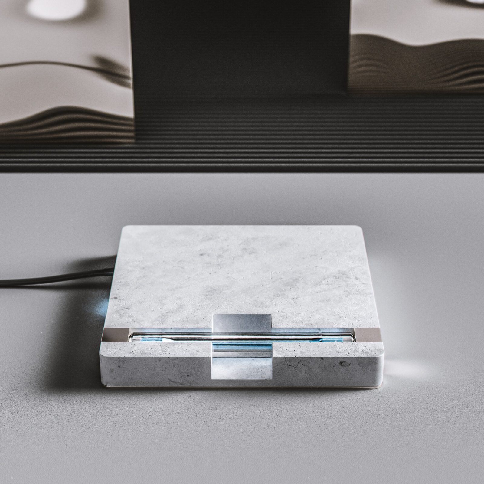 DNANDATA Frontal Rendering Darstellung des DNANDATA Lesegerätes