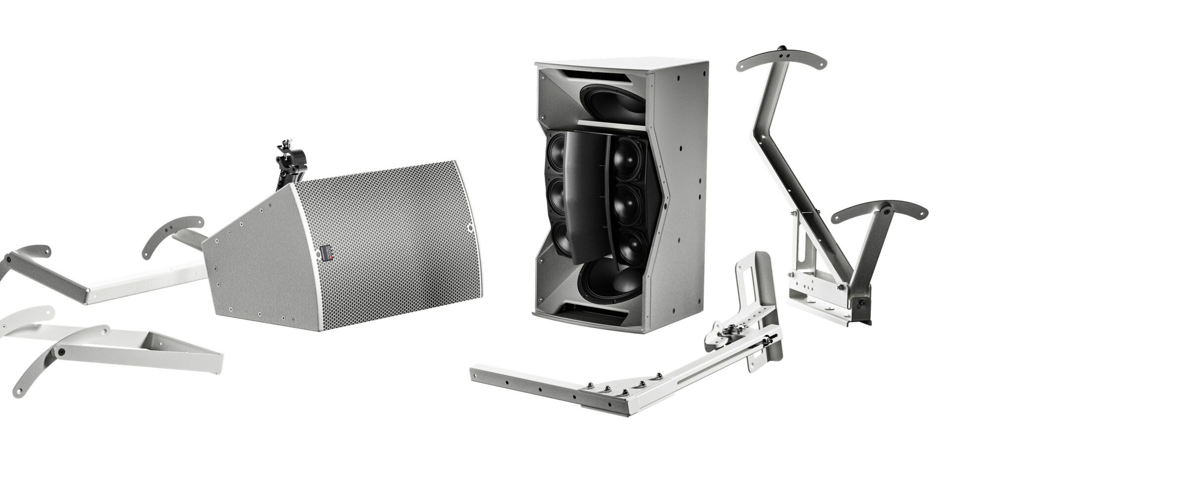 Freisteller K&F Spectra Install Geöffnete Kling und Freitag Spectra mit ihren verschiedenen Befestigungsmöglichkeiten