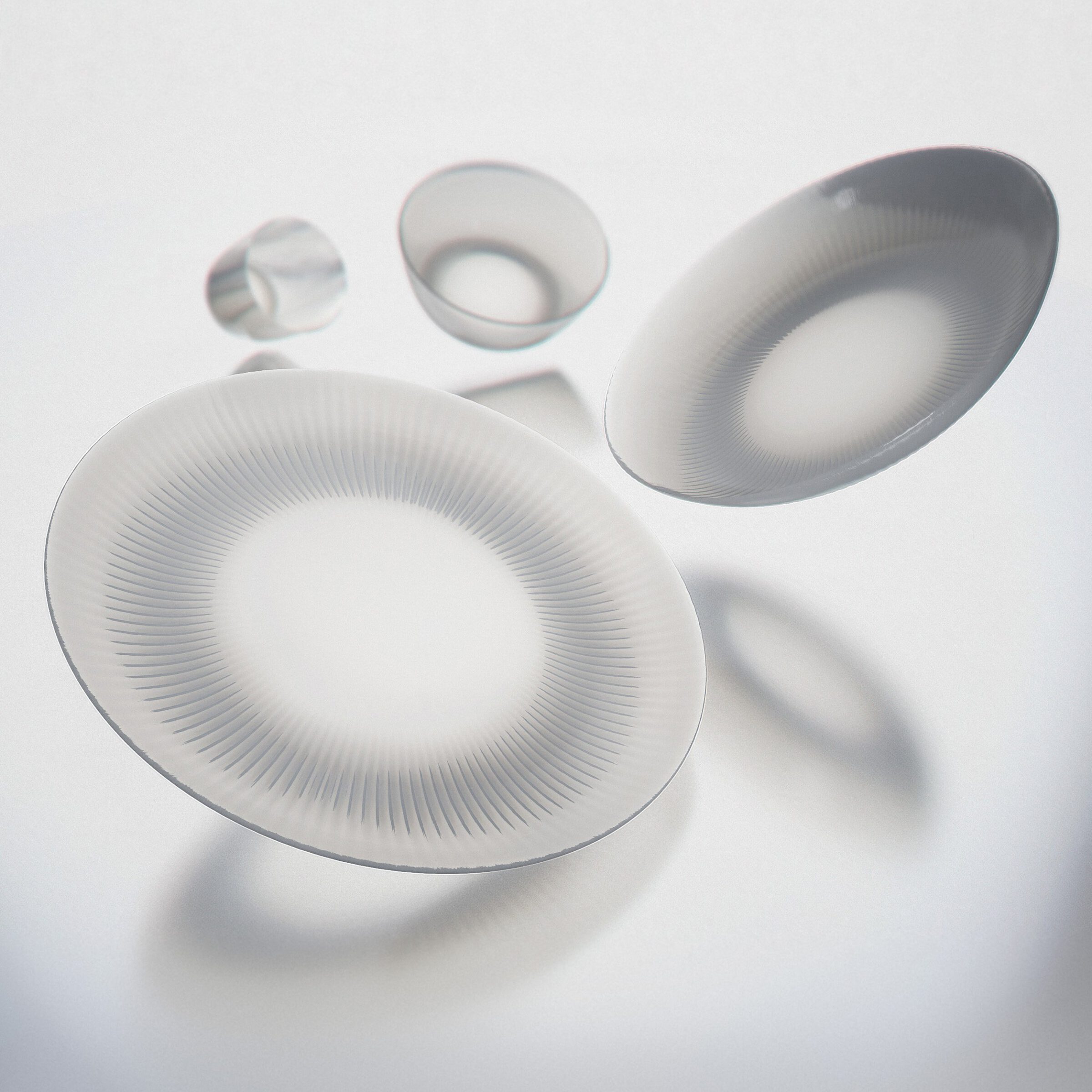 Growhorn Anwendungsmöglichkeiten Verschiedene Anwendungen des Hornmaterials für Tassen, Teller und Schalen