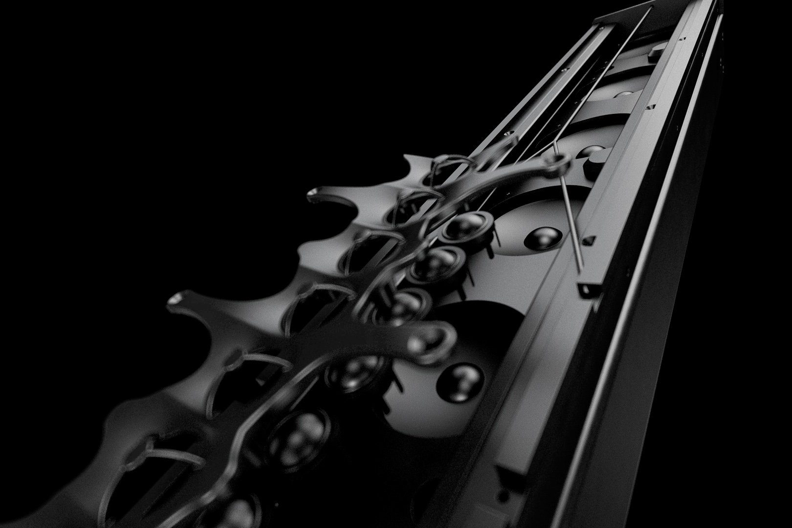 K&F Vida Detailansicht Waveguide Nahaufnahme des Innenlebens der Vida mit Fokus auf den Waveguide