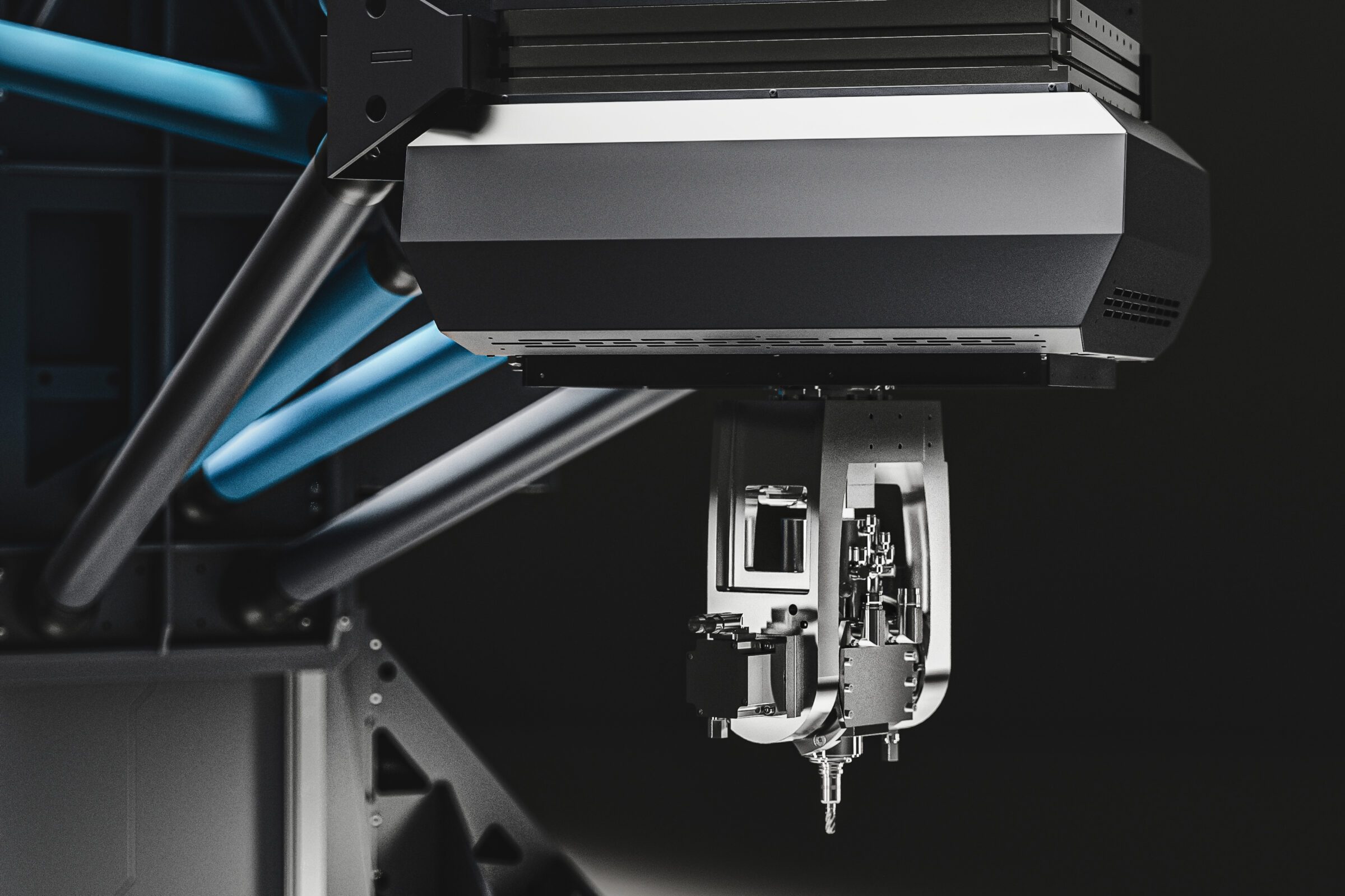 PICUM Detail 03 Nahaufnahme des Picum Maschinensystems, Fokus auf dem Fräskopf