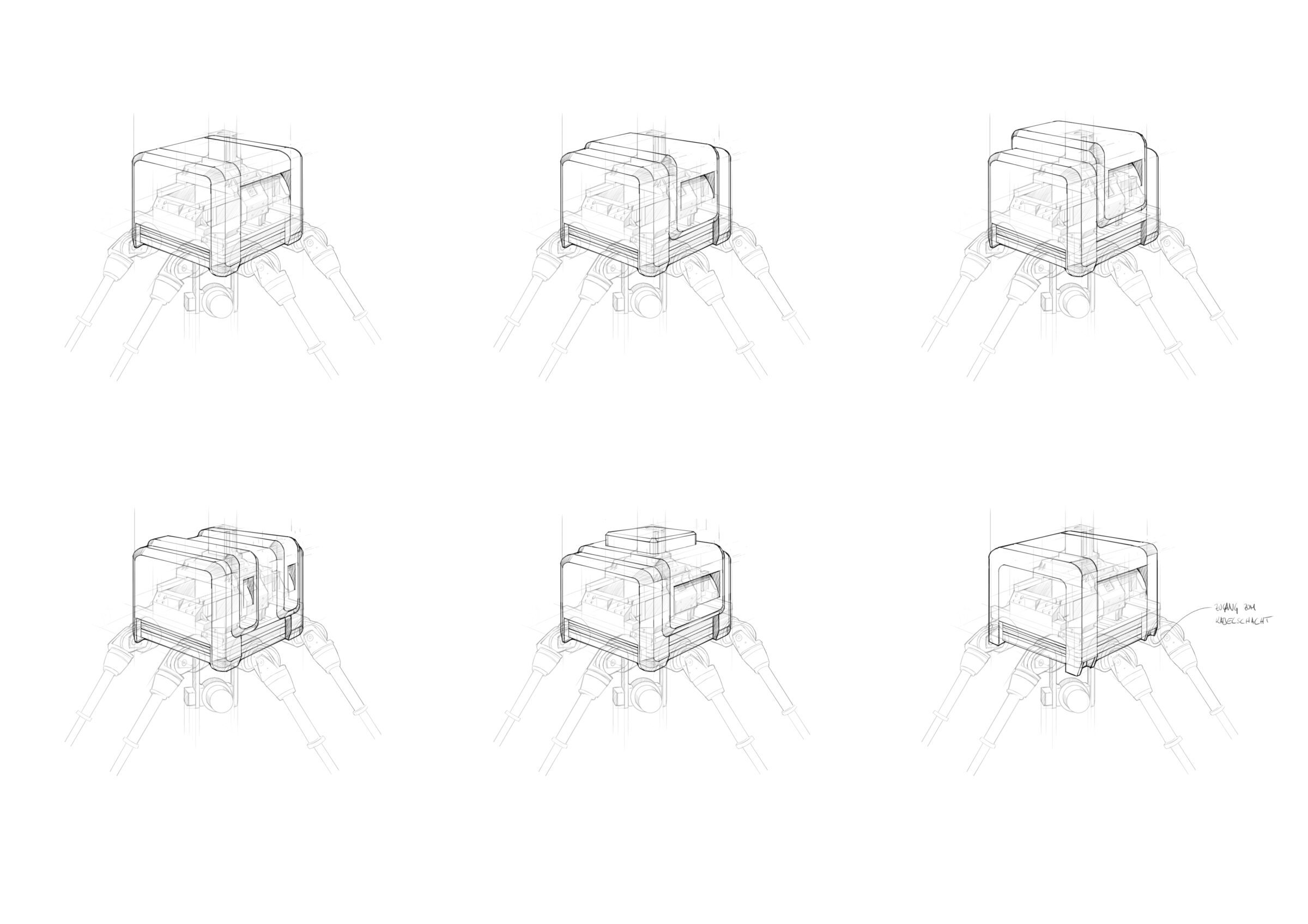 PICUM_Zeichnung_05 Skizzenvarianten der Picum MT