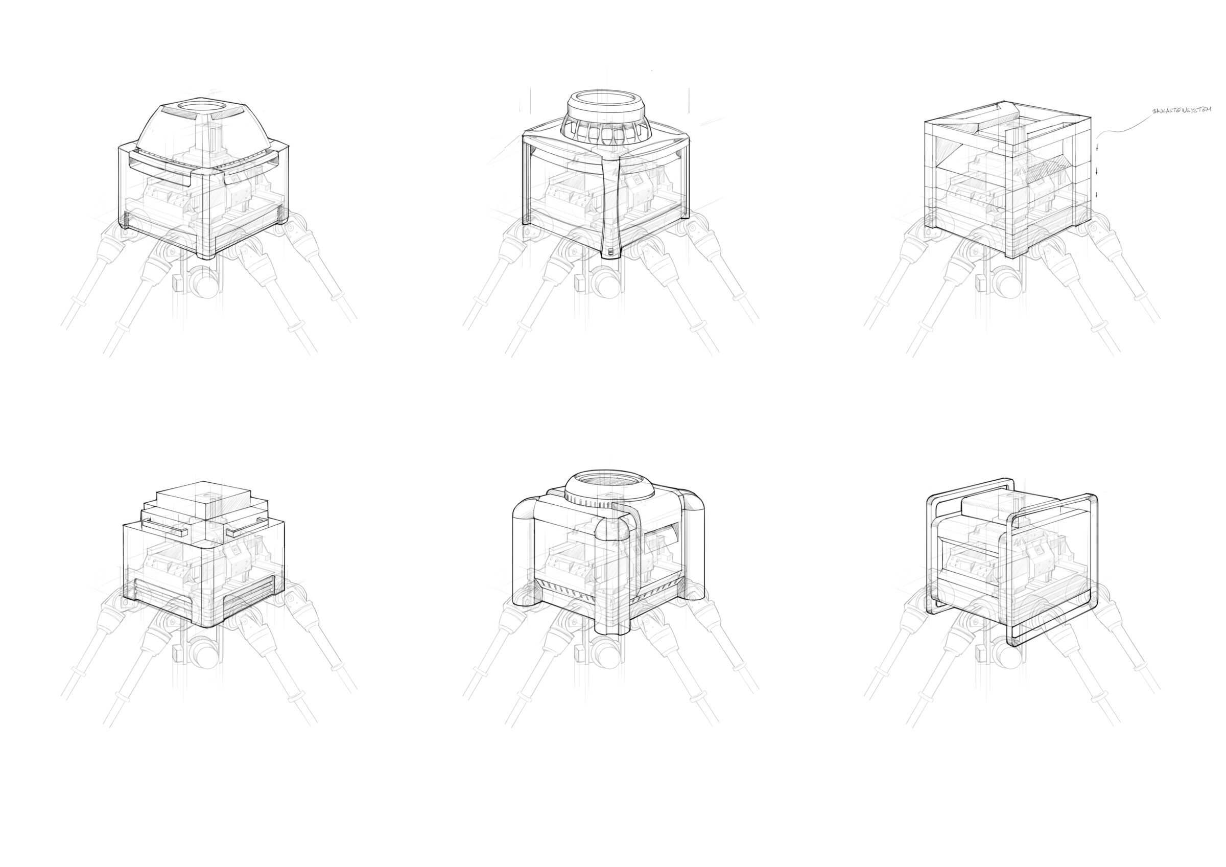 PICUM_Zeichnung_06 Skizzenvarianten der Picum MT