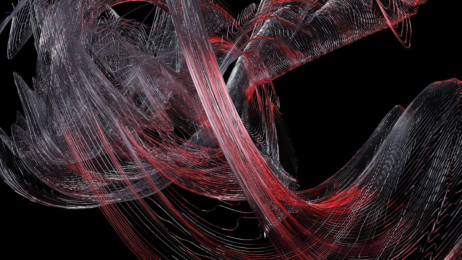 Fraktales Chaos, erzeugt durch Splines.