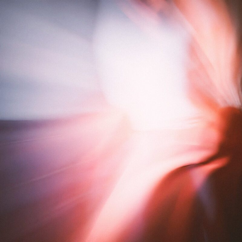 Verzerrte Farben in einem Sog.